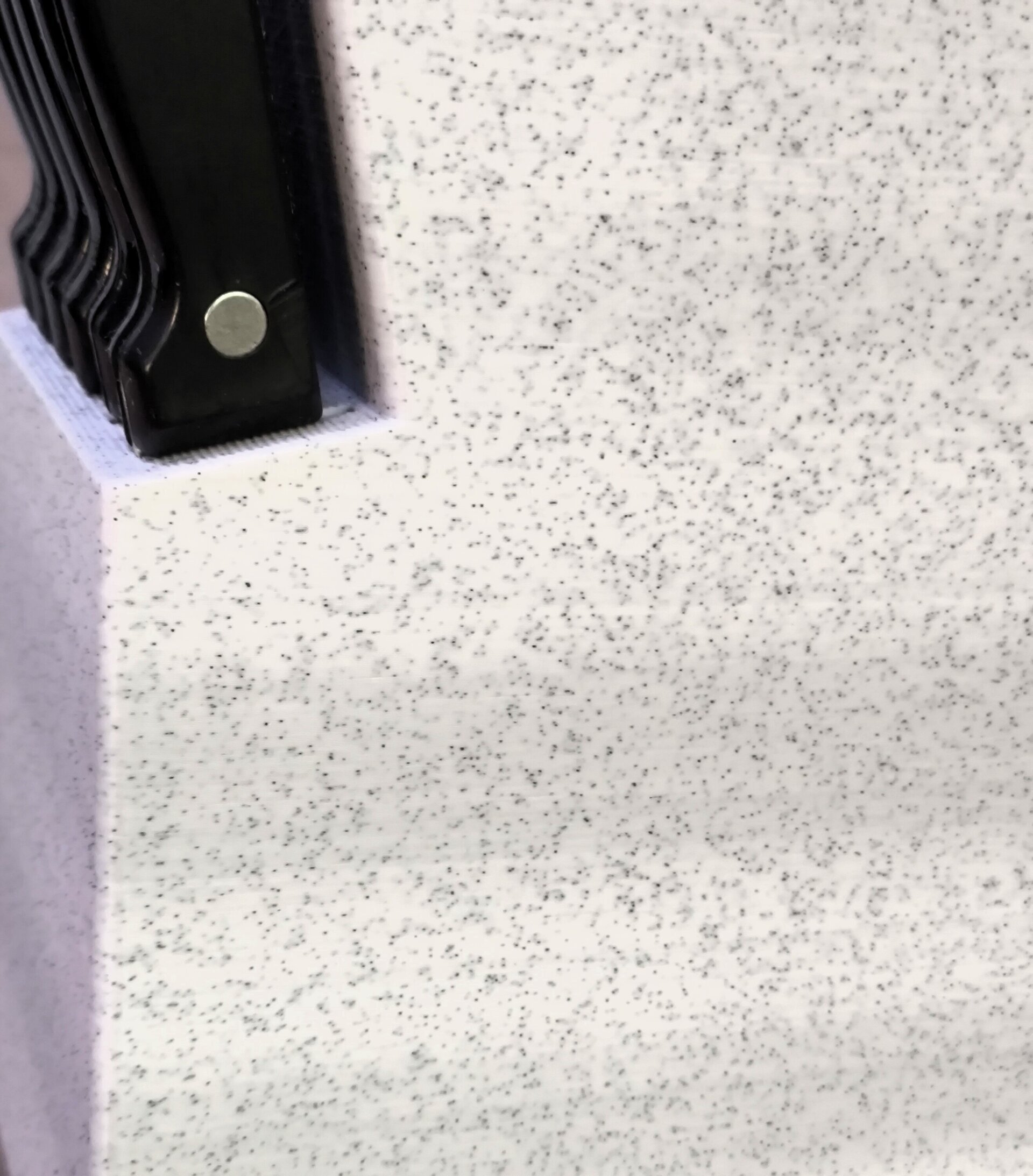 Cuchillero, porta cuchillos universal 15 piezas, imitacion marmol, sin cuchillos - 2